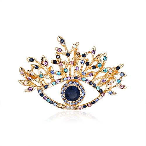 

Devil Eye Fashion Jewelry Personality Diamond Devil Eye Brooch Elegant Brooch