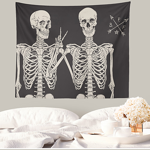 

Skull Wall Tapestry Art Decor Blanket Curtain Hanging Home Bedroom Living Room Decoration