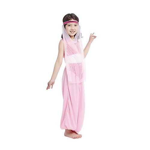

Princess Sofia Cosplay Costume Outfits Girls' Movie Cosplay Cosplay Halloween Pink Top Dress Headwear Christmas Halloween Masquerade Polyester