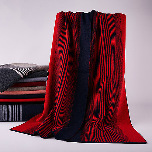 

Men's Rectangle Scarf Daily As Per Picture Scarf Solid Colored