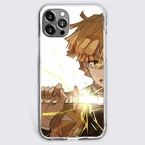 

Demon Slayer: Kimetsu no Yaiba Cartoon Characters Phone Case For Apple iPhone 12 Pro Max 11 SE 2020 X XR XS Max 8 7 Unique Design Protective Case Shockproof Dustproof Back Cover TPU