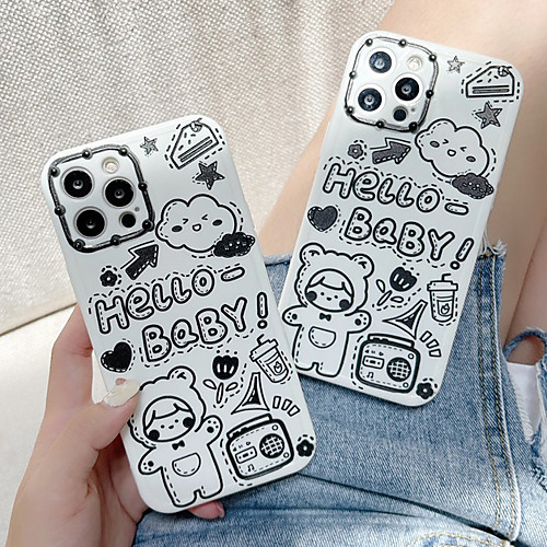 

Phone Case For Apple Back Cover iPhone 12 Pro Max 11 SE 2020 X XR XS Max 8 7 Shockproof Dustproof Graphic TPU
