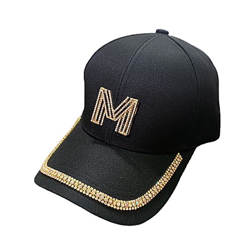 

Men's Baseball Cap Dailywear Sexy Letter Black White Hat / Spring / Summer