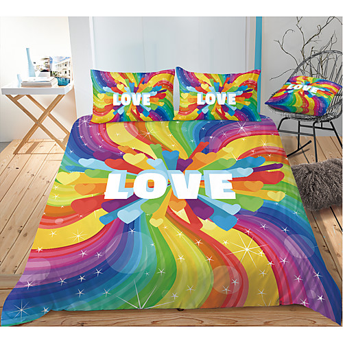 

Colorful Tie Dye Duvet Cover Set Boho Hippie Bedding Set Rainbow Tie Dyed Comforter Cover Queen 3 Pieces for Kids Teens Adults 1