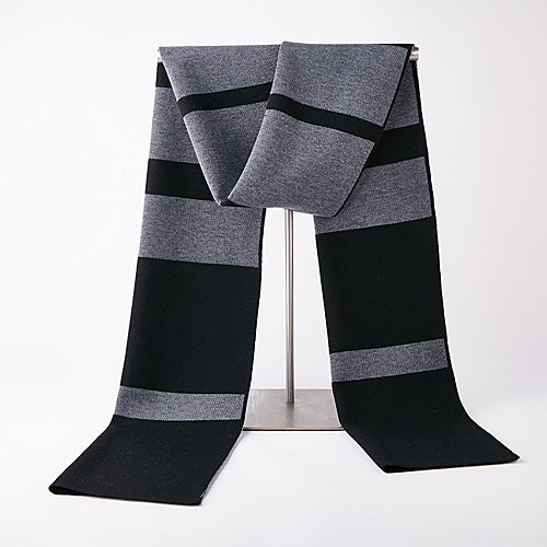 

Women's Women's Shawls & Wraps Causal Grey Scarf Striped