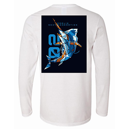 

CAWANFLY Men's Fishing Shirt Outdoor Long Sleeve Quick Dry Breathable Top Autumn / Fall Spring Sports & Outdoor Athleisure Fishing White / Micro-elastic