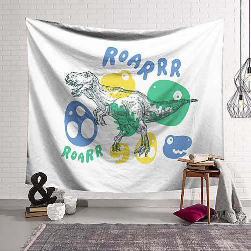 

Dinosaur Wall Tapestry Art Decor Blanket Curtain Hanging Home Bedroom Living Room Decoration Polyester