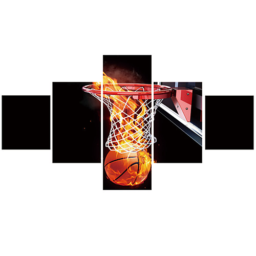 

Print Rolled Canvas Prints - Football Sports Comtemporary Five Panels Art Prints