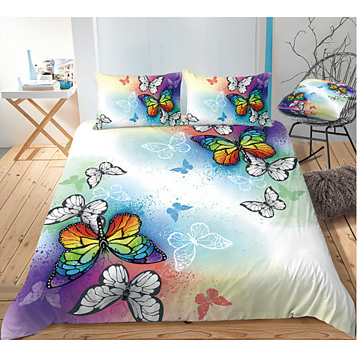 

Colorful Tie Dye Duvet Cover Set Boho Hippie Bedding Set Rainbow Tie Dyed Comforter Cover Queen 3 Pieces for Kids Teens Adults 1