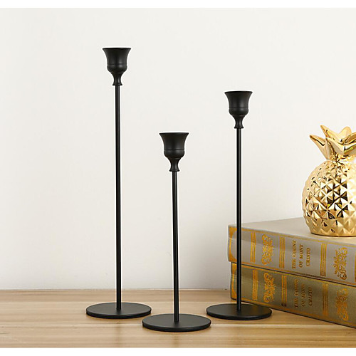 

amazon candlestick simple golden home romantic candlelight dinner wedding candlestick ornaments black candlestick