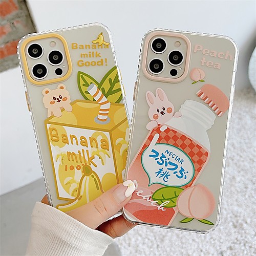 

Phone Case For Apple Back Cover iPhone 12 Pro Max 11 SE 2020 X XR XS Max 8 7 Shockproof Dustproof Cartoon TPU
