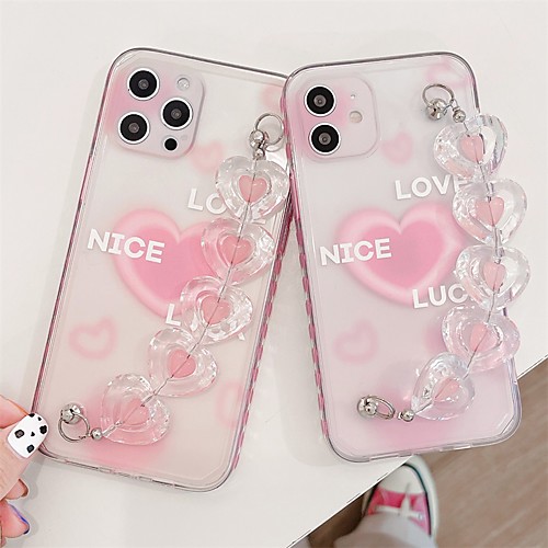 

Phone Case For Apple Back Cover iPhone 12 Pro Max 11 SE 2020 X XR XS Max 8 7 Shockproof Dustproof Heart TPU