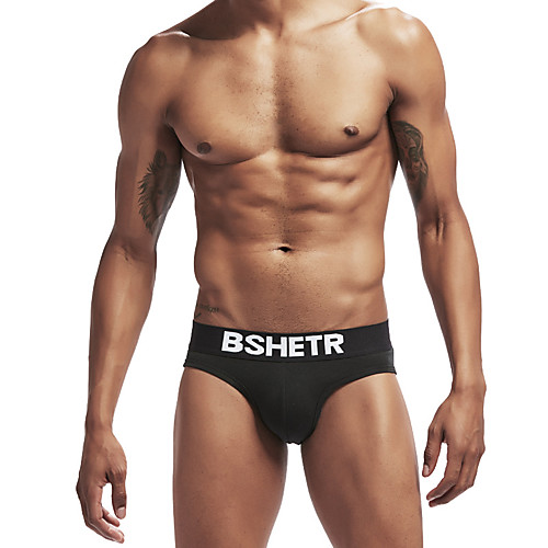 

Men's Jockstrap Athletic Supporters Athleisure Underwear Briefs Bottoms Cotton Winter Fitness Gym Workout Performance Running Training Breathable Quick Dry Soft Sport Black Blue Red Gray / Stretchy