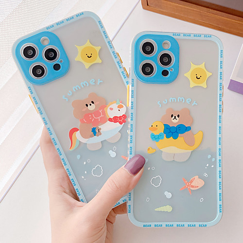 

Phone Case For Apple Back Cover iPhone 12 Pro Max 11 SE 2020 X XR XS Max 8 7 Shockproof Dustproof Graphic TPU