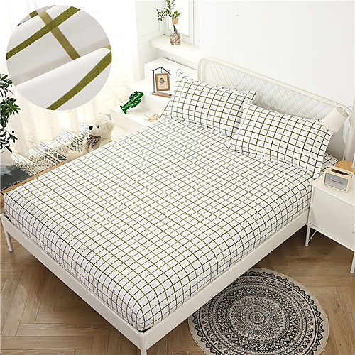 

Sydney 1PC Soft Printed Fitted Sheet With Elastic Band Bed Sheet Cover (No Pillowcases)Full Queen King Size Dropshipping