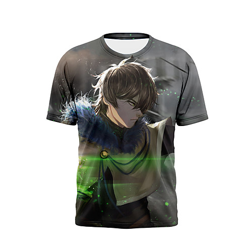 

Inspired by Black Clover Cosplay Anime Cartoon 100% Polyester Print 3D Harajuku Graphic T-shirt For Women's / Men's