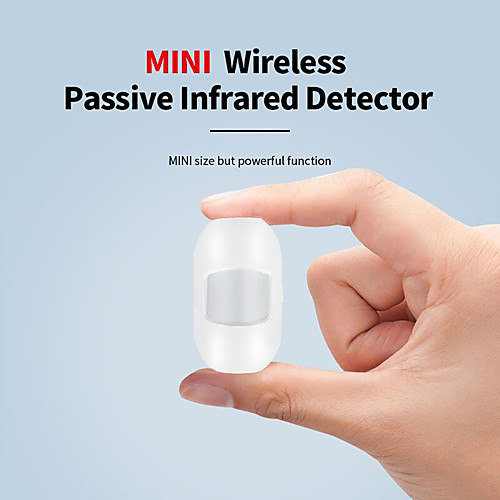 

433MHz Mini Wireless Passive Infrared Detector Motion Sensor Detector Security Alarm