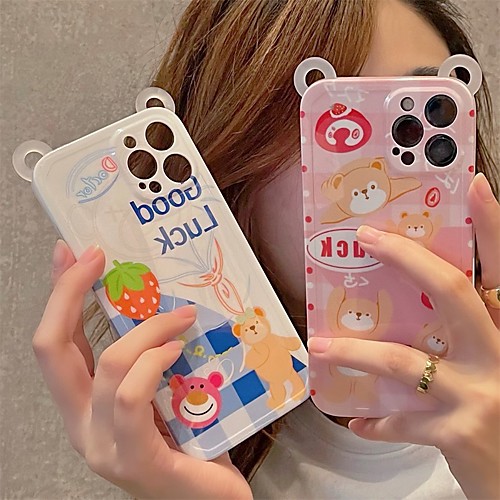 

Phone Case For Apple Back Cover iPhone 12 Pro Max 11 SE 2020 X XR XS Max iphone 7Plus / 8Plus Shockproof Dustproof Cartoon TPU