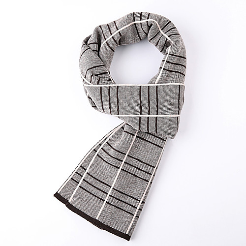 

Men's Rectangle Scarf Daily As Per Picture Scarf Lattice