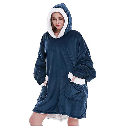 

Women's Hoodie Sweatshirt Color Block Front Pocket Casual Daily Sports Sportswear Streetwear Hoodies Sweatshirts Blue Blushing Pink Gray