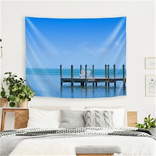 

Ocean Wall Tapestry Art Decor Blanket Curtain Hanging Home Bedroom Living Room Decoration Polyester