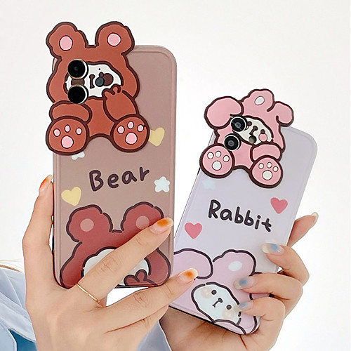 

Phone Case For Apple Back Cover iPhone 12 Pro Max 11 SE 2020 X XR XS Max 8 7 Shockproof Dustproof Cartoon Graphic TPU
