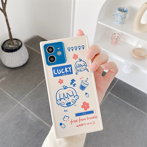 

Phone Case For Apple Back Cover iPhone 12 Pro Max 11 SE 2020 X XR XS Max 8 7 Shockproof Dustproof Cartoon TPU
