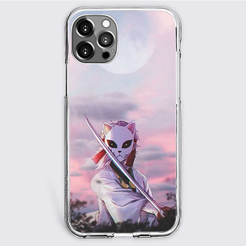 

Demon Slayer: Kimetsu no Yaiba Cartoon Characters Phone Case For Apple iPhone 12 Pro Max 11 SE 2020 X XR XS Max 8 7 iPhone 12 iPhone 11 Unique Design Protective Case Shockproof Dustproof Back Cover