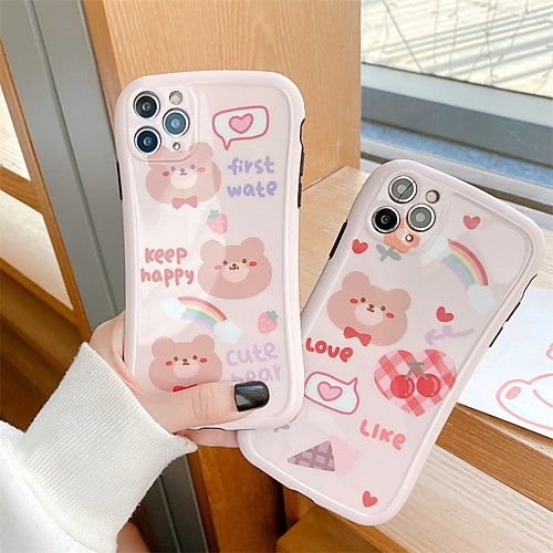 

Phone Case For Apple Back Cover iPhone 11 Pro Max SE 2020 X XR XS Max 8 7 Shockproof Dustproof Cartoon TPU