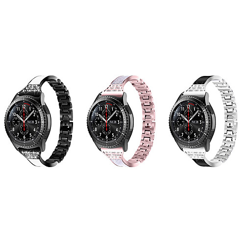 

Smart Watch Band for Samsung 1 pcs Modern Buckle Business Band Stainless Steel Replacement Wrist Strap for Samsung Galaxy Watch 46mm galaxy fit SM-R370