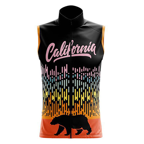 

21Grams Women's Sleeveless Cycling Jersey Summer Spandex Black California Republic Bike Top Mountain Bike MTB Road Bike Cycling Quick Dry Moisture Wicking Sports Clothing Apparel / Stretchy