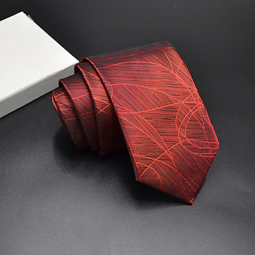 

Men's Party Necktie - Print Stylish / Pure Color