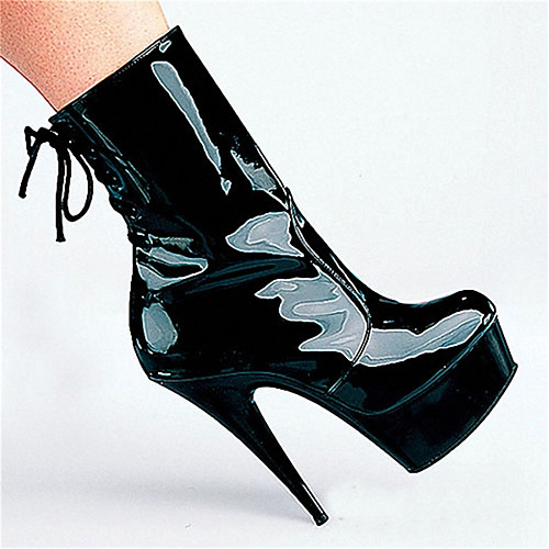 

Women's Boots Stripper Boots Platform Pumps Round Toe Closed Toe Booties Ankle Boots Daily Beach PU Solid Colored Red White Black / Over The Knee Boots
