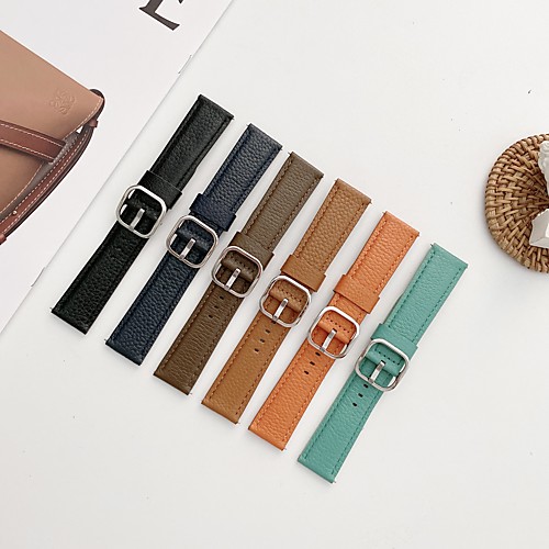 

Smart Watch Band for Samsung Galaxy 1 pcs Classic Buckle Business Band Genuine Leather Replacement Wrist Strap for Gear Sport Gear S3 Frontier Gear S3 Classic Gear S2 Classic Samsung Galaxy Watch
