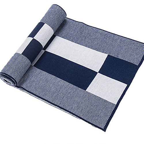 

Men's Rectangle Scarf Daily As Per Picture Scarf Lattice