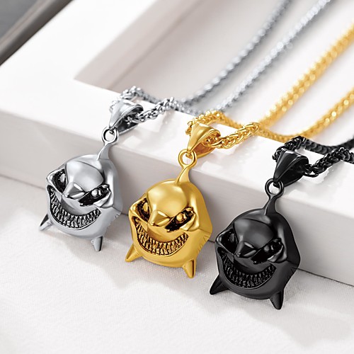 

Women's Men's Pendant Necklace Necklace Animal Fashion Punk Trendy Titanium Steel Silver Gold Black 665 cm Necklace Jewelry 1pc For Gift Birthday Party Festival / Long Necklace