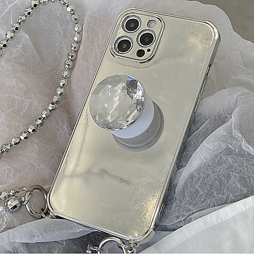 

Phone Case For Apple Back Cover iPhone 12 Pro Max 11 SE 2020 X XR XS Max 8 7 Shockproof Dustproof with Stand Geometric Pattern TPU