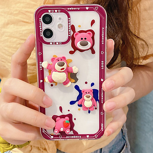 

Phone Case For Apple Back Cover iPhone 12 Pro Max 11 SE 2020 X XR XS Max 8 7 6 Shockproof Dustproof Graphic Transparent TPU