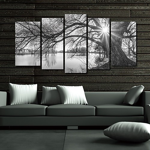 

Print Rolled Canvas Prints - Botanical Classic Five Panels Art Prints