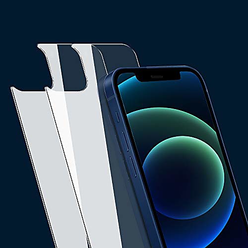 

back screen protector compatible with iphone 12 [2-pack], rear tempered glass [new generation] film anti-fingerprint/scratch compatible with iphone12 (6.1 inch)