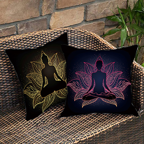 

Tarot Divination Double Side Cushion Cover 2PC Soft Decorative Square Throw Pillow Cover Cushion Case Pillowcase for Bedroom Livingroom Superior Quality Machine Washable Outdoor Cushion for Sofa Couch Bed Chair