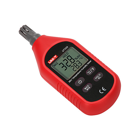 

UNI-T Electronic Mini Temperature Humidity Meters UT333 Home Indoor Outdoor Thermometer Hygrometer Digital LCD Display