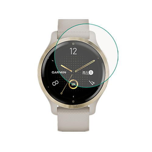 

3 Pcs Smartwatch Screen Protector for garmin vivoactive 4s ultra thin film tempered glass - bubble-free/anti-scratch/shockproof/touch sensitive
