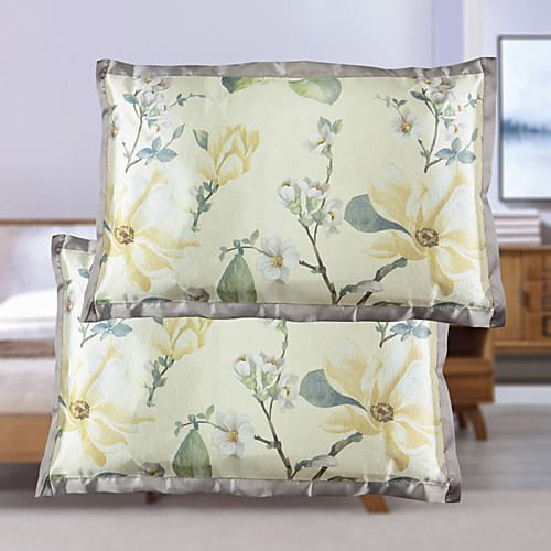 

Summer ice silk single side pillow case 45 72cm