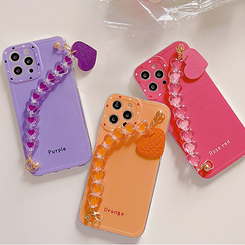 

Phone Case For Apple Back Cover iPhone 12 Pro Max 11 SE 2020 X XR XS Max 8 7 Shockproof Dustproof Solid Colored Geometric Pattern TPU
