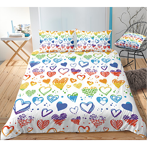 

Colorful Tie Dye Duvet Cover Set Boho Hippie Bedding Set Rainbow Tie Dyed Comforter Cover Queen 3 Pieces for Kids Teens Adults 1