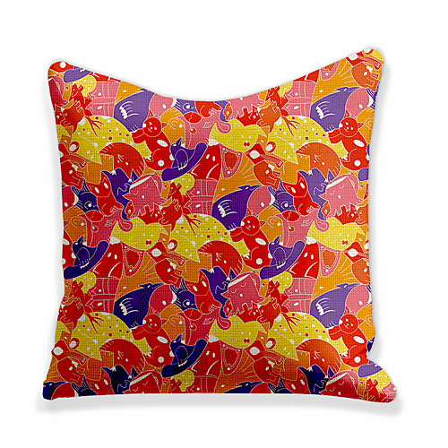 

Dinosaur Double Side Cushion Cover 1PC Soft Decorative Square Throw Pillow Cover Cushion Case Pillowcase for Bedroom Livingroom Superior Quality Machine Washable Outdoor Cushion for Sofa Couch Bed Chair Animal Theme