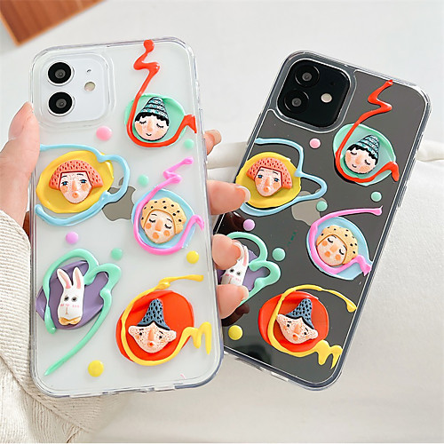 

Phone Case For Apple Back Cover iPhone 12 Pro Max 11 SE 2020 X XR XS Max 8 7 Shockproof Dustproof Cartoon TPU