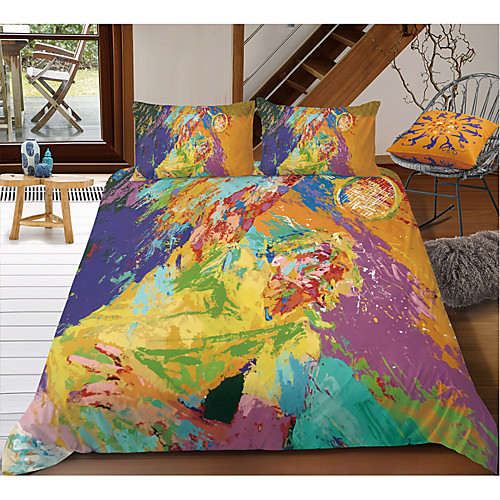 

Colorful Tie Dye Duvet Cover Set Boho Hippie Bedding Set Rainbow Tie Dyed Comforter Cover Queen 3 Pieces for Kids Teens Adults 1