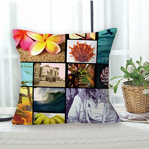 

Floral Double Side Cushion Cover 1PC Soft Decorative Square Throw Pillow Cover Cushion Case Pillowcase for Bedroom Livingroom Superior Quality Machine Washable Outdoor Cushion for Sofa Couch Bed Chair